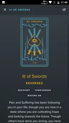 Golden Thread Tarot android App screenshot 9