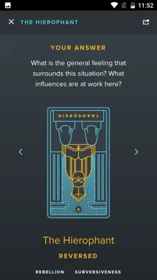 Golden Thread Tarot android App screenshot 1