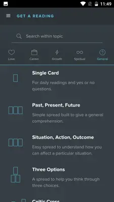 Golden Thread Tarot android App screenshot 5